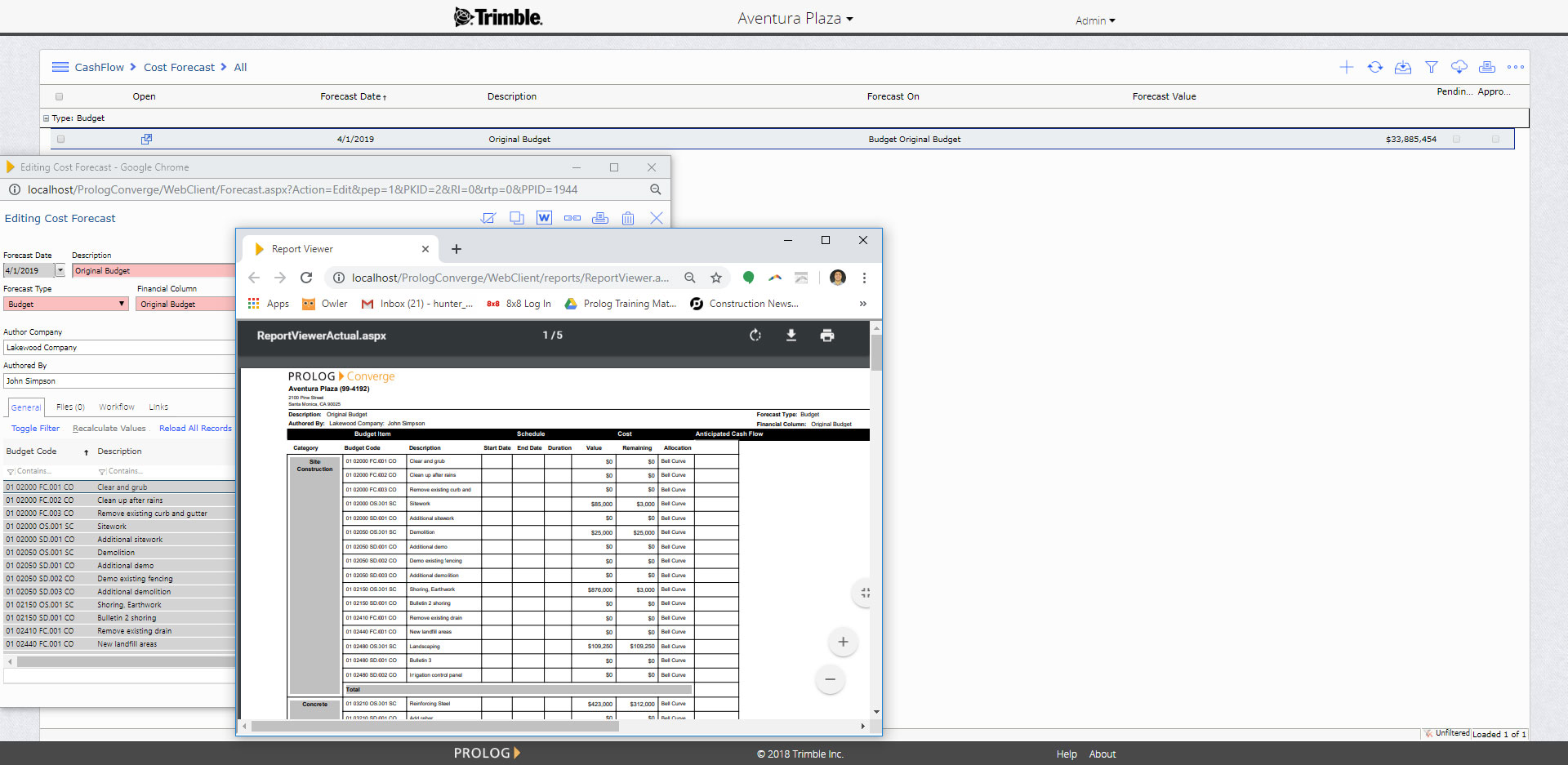 Prolog Construction Management Software ProjectSight