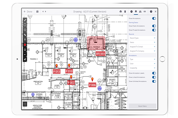 construction project drawing management software